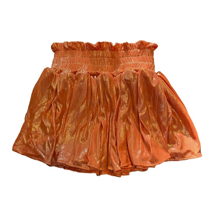 Tweenstyle Orange Plisse Shine Short