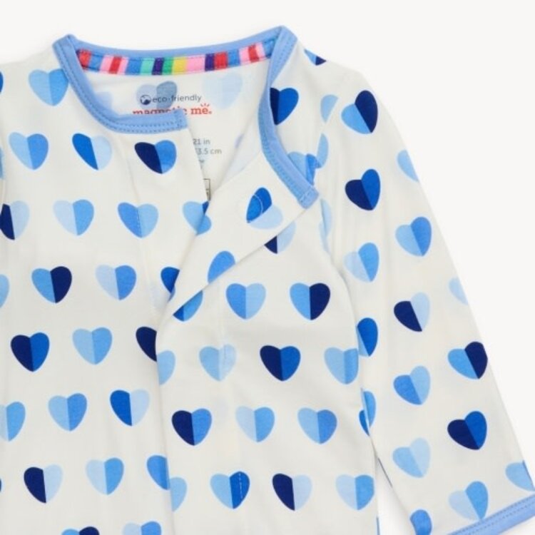 Magnetic  Me Blue XOXO Footie