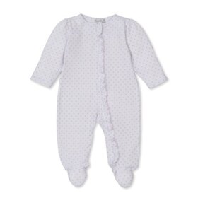 Kissy Kissy Pink Heart Zip Footie