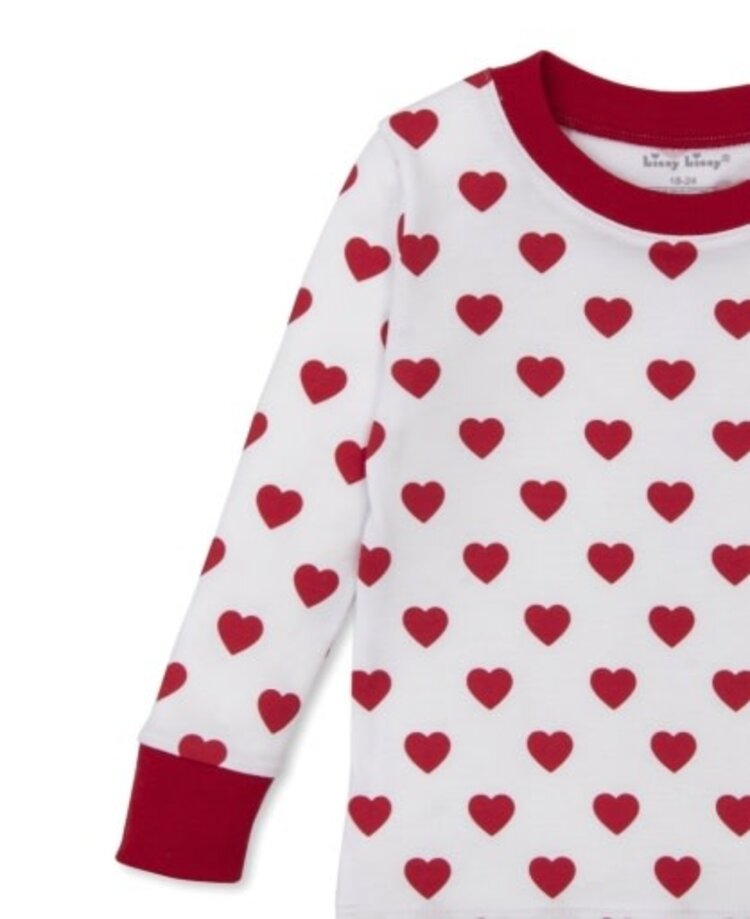 Kissy Kissy Red Hearts PJ Set
