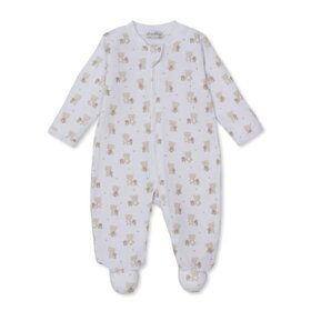 Kissy Kissy Teddy Bear Love Zip Footie