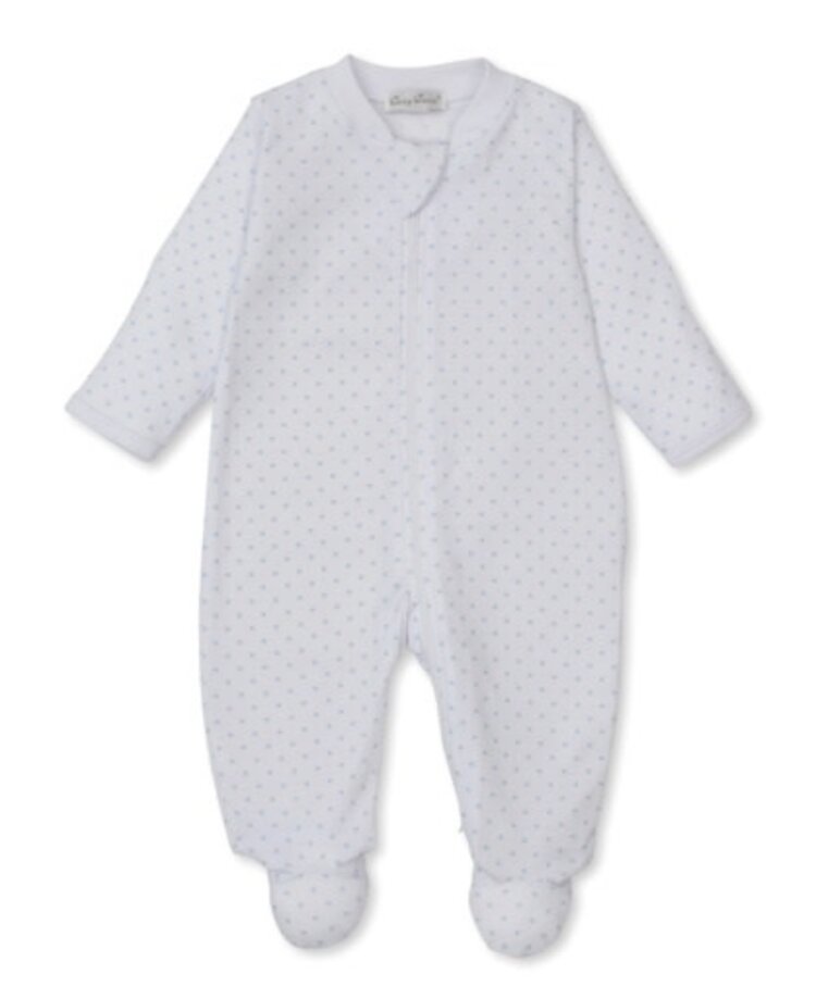 Kissy Kissy Blue Star Zip Footie