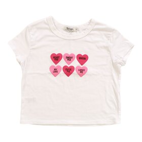 T2Love Conversation Heart Boxy Tee