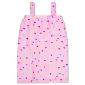 Iscream Heart Confetti Plush Spa Wrap