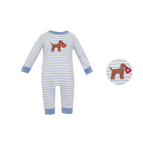 Claire & Charlie Valentine Puppy Romper