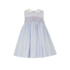 Petit Bebe Riley Smocked Sleeveless Dress