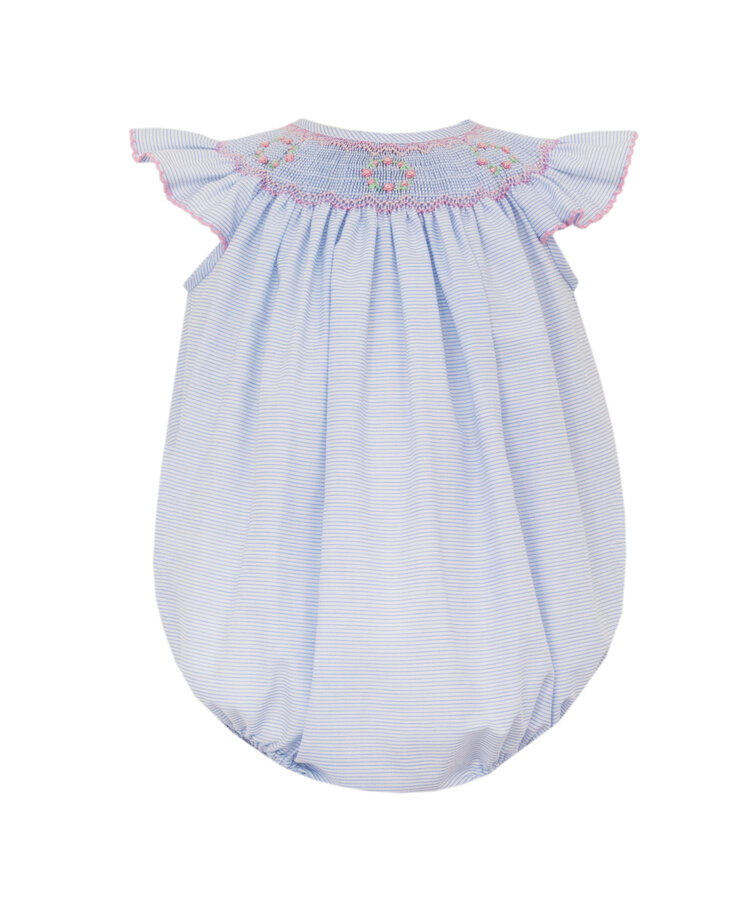 Petit Bebe Riley Smocked Bishop Bubble