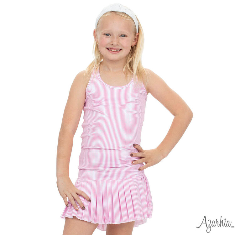 Azarhia Pink Stripe Tank