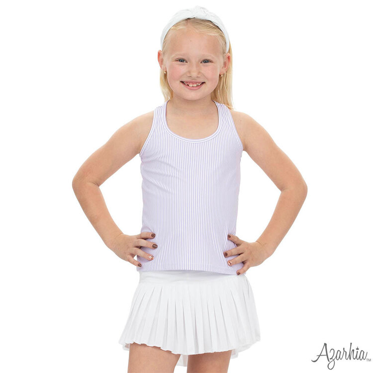 Azarhia Lavender Stripe Tank