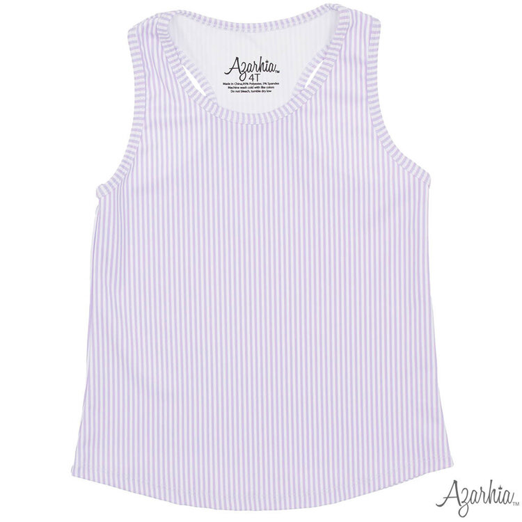 Azarhia Lavender Stripe Tank