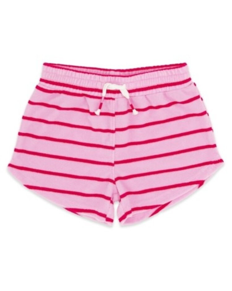 FEATHER 4 ARROW Pink & Red Stripe Weekend Short