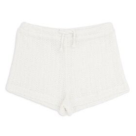 FEATHER 4 ARROW White Crochet Shorts