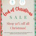 50 % Off The Christmas Collection