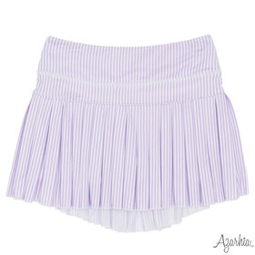 Azarhia Lavender Stripe Pleated Skort