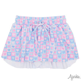 Azarhia Pastel Hearts Butterfly Short