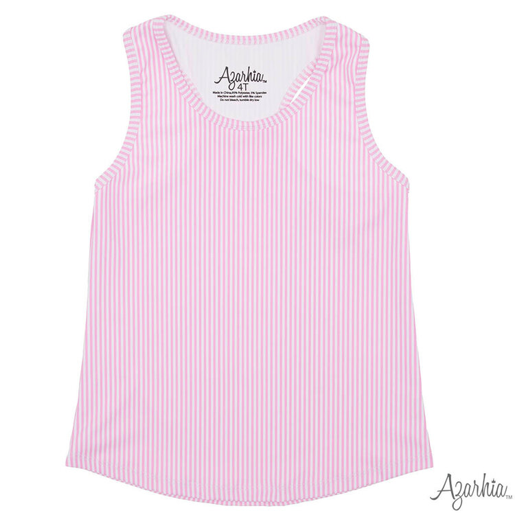 Azarhia Pink Stripe Tank