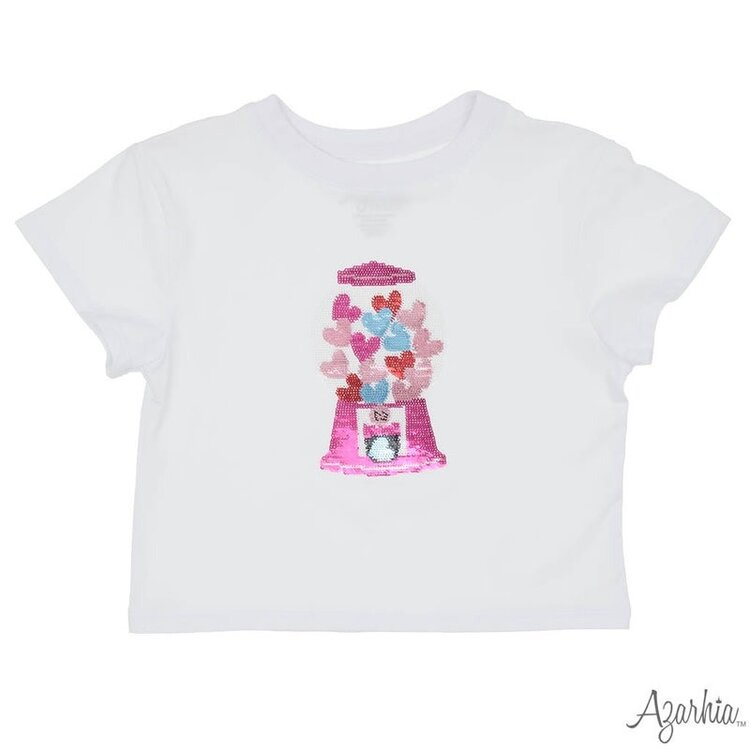Azarhia Sequin Gumballs on Boxy Shirt