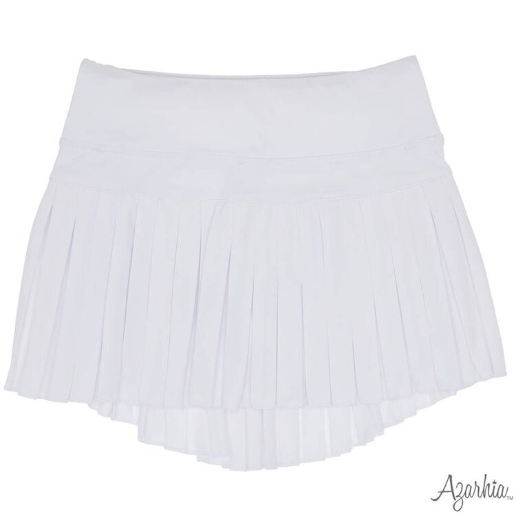 Azarhia White Pleated Skort