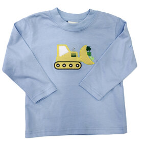 Luigi Kids Blue Bull Dozier w/ Shamrocks Shirt