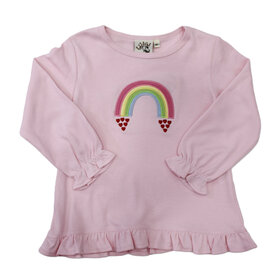 Luigi Kids Pink Rainbow w/ Hearts Swing Top