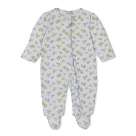 Kissy Kissy Lemon Blossoms Zip Footie