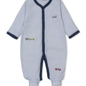 Kissy Kissy Sizzling Speedway Stripe Footie
