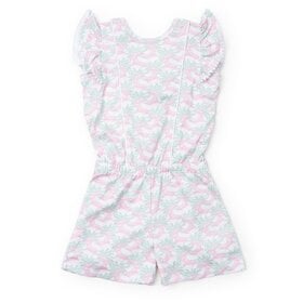 Lila + Hayes Poolside Palms Rae Romper