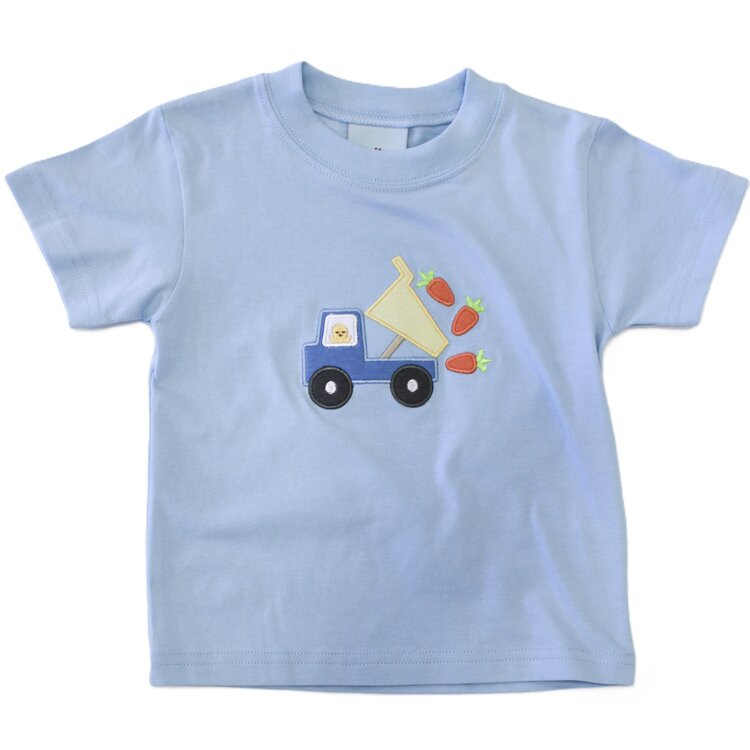 The Smiley Crab Blue Carrot Dump Truck Shirt