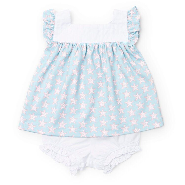 Lila + Hayes Starfish Annie Bloomer Set