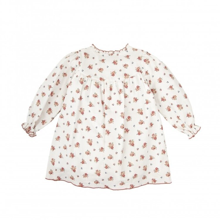 Babidu Dusty Rose Floral Dress