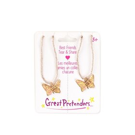 Great Pretenders BFF Butterfly Share & Tear Necklaces