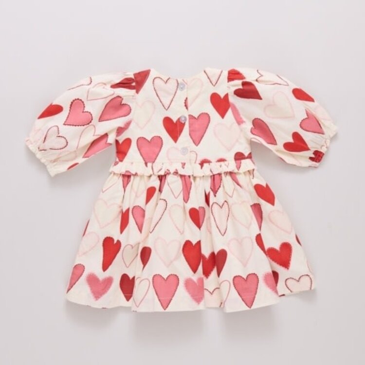 Pink Chicken girls renee dress - gradient hearts