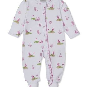 Kissy Kissy Pink Golf Championship Zip Footie