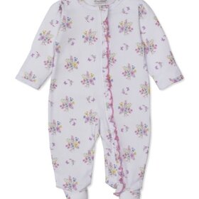 Kissy Kissy Pastel Gradens Bouquet Zip Footie