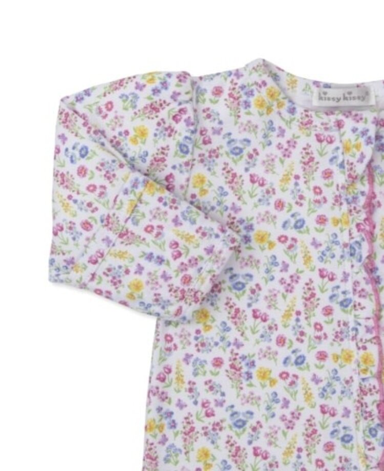 Kissy Kissy Pastel Gardens Zip Footie