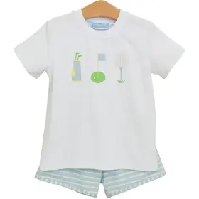Trotter Street Kids Tee Time Short Set