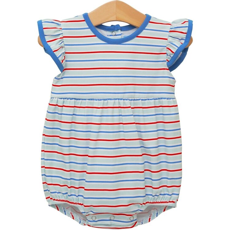 Trotter Street Kids Lucy Bubble Patriotic Stripe
