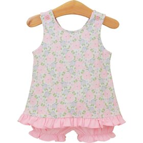 Trotter Street Kids Floral Blossoms Bloomer Set