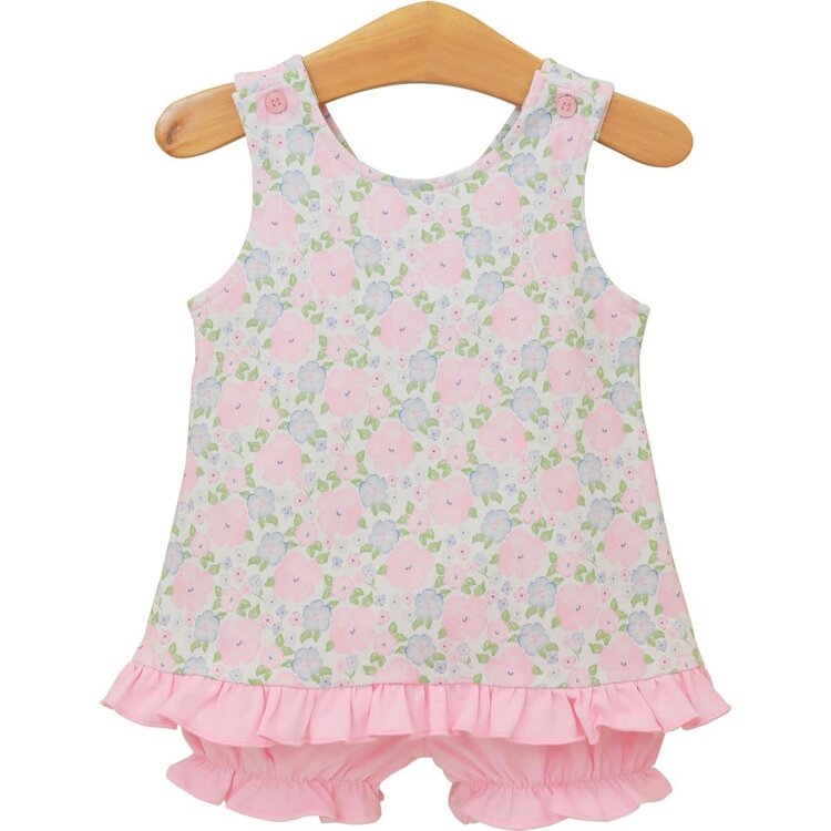 Trotter Street Kids Floral Blossoms Bloomer Set