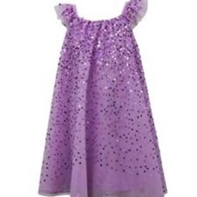 Ava & Yelly Lilac Sequin Swing Dress