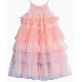 Ava & Yelly Blush Tiered Party Dress