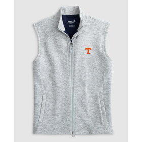 Johnnie-O Grey Denalis TN Emb Vest