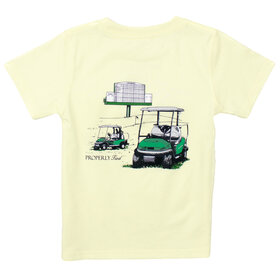 Properly Tied Light Yellow Leaderboard SS Shirt