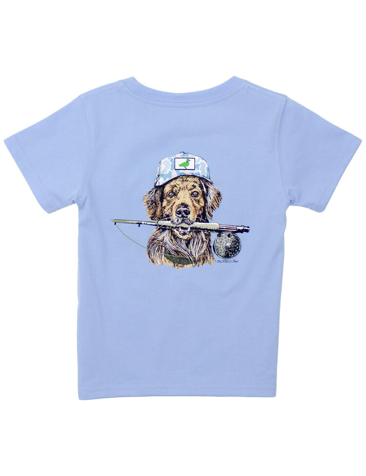 Properly Tied Blue Fishing Buddy SS Shirt