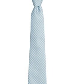 Little English Neck Tie - Light Blue Gingham