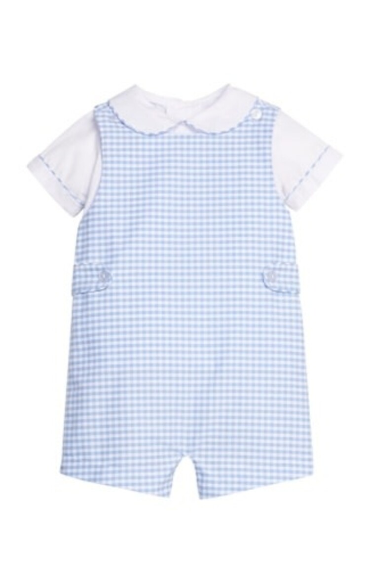 Little English | BISBY John John Set - Mayfair Gingham