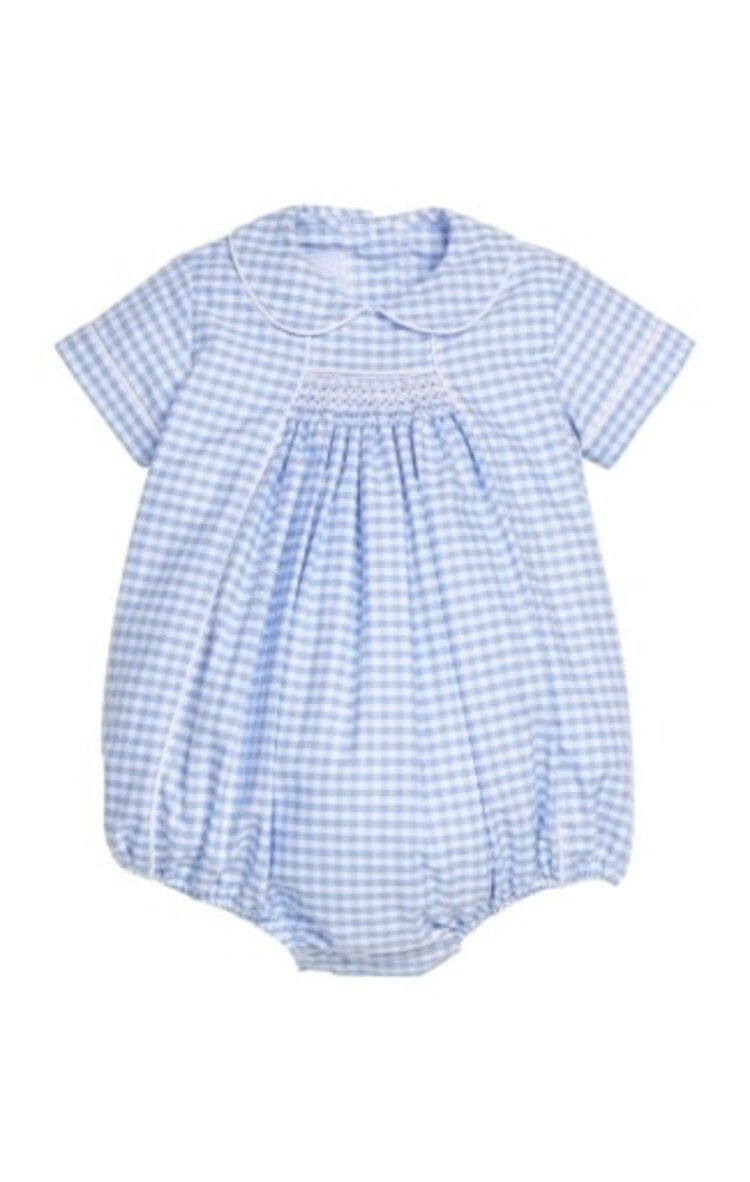 Little English | BISBY Smocked Bubble - Mayfair Gingham