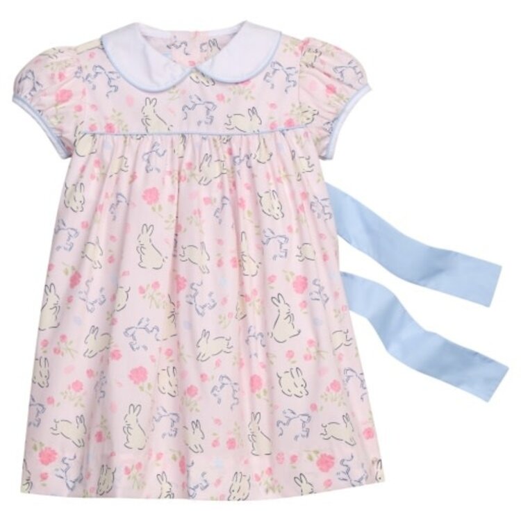 Little English Natalie Dress - Bunny Blooms