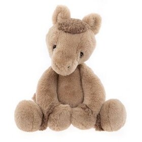 Charlie Bear Clip Clop Pony Oatmeal Brown M