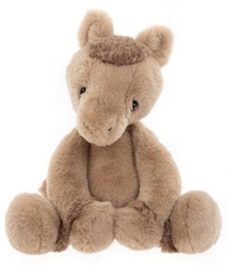 Charlie Bear Clip Clop Pony Oatmeal Brown M